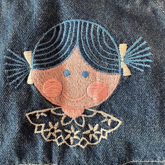 💙Vintage Girls denim coveralls , with adjustable shoulder straps. - Picture 8 of 9